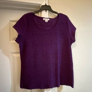 Liz Claiborne Ribbed Top